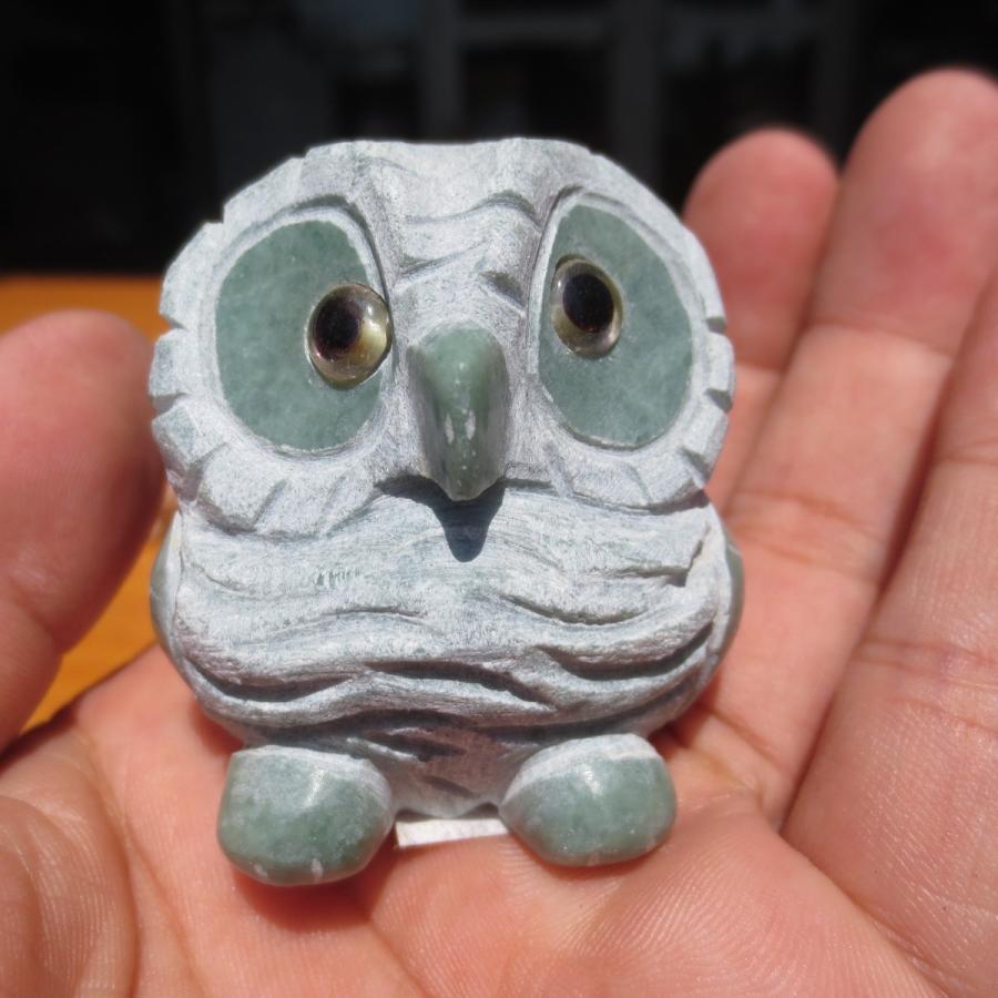 かわいい ちいさい ふくろう１個 6色のフクロウ 不苦労 グッズ 雑貨 置物 置き物 屋外 大理石6色 オブジェ 送料無料 Fks048 石材店サンソー 通販 Yahoo ショッピング