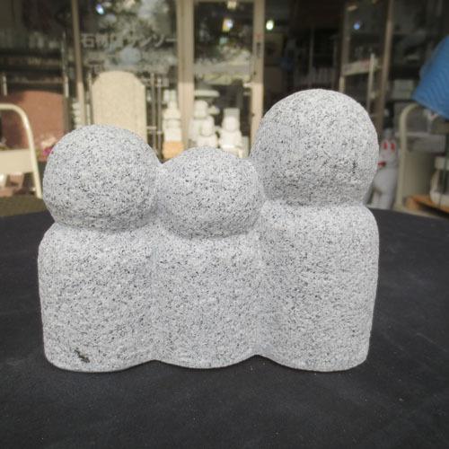 3人家族 三人 おじぞうさん お地蔵さん かわいい 親子 癒しのお地蔵