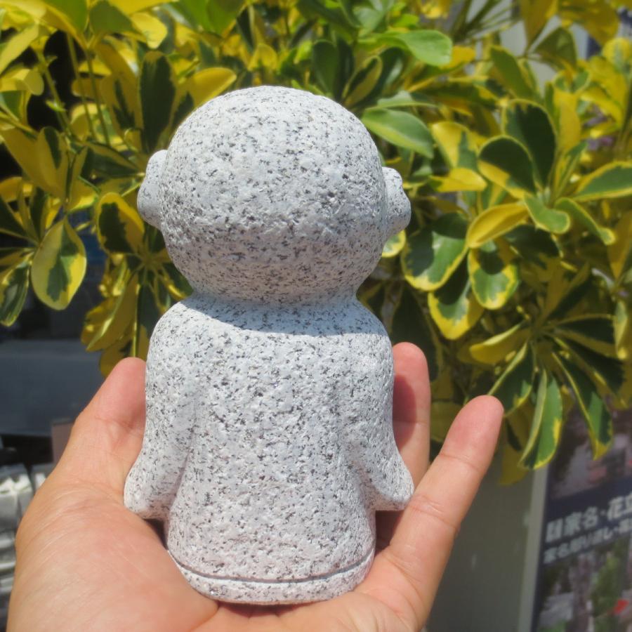 かわいい おじぞうさん おじぞうさま かわいい 癒しのお地蔵さん 置物 地蔵菩薩 仏像 彫刻品 みかげ石 GZ-049-SH 送料無料！の画像