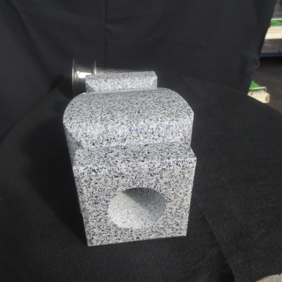 墓石 花立 花瓶 G614 御影石 ステンレス 花筒 ペット墓にも 工事 墓石 花立 花瓶 G614 御影石 ステンレス 花筒 ペット墓にも 工事