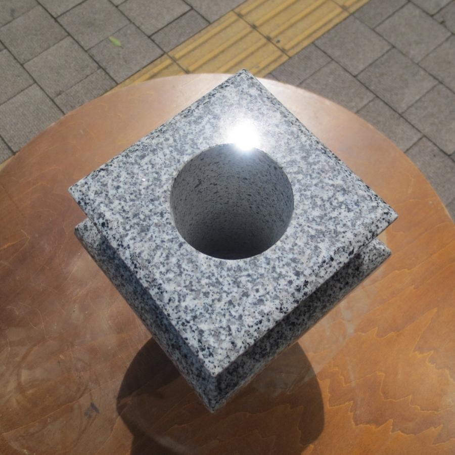 墓石 花立 花瓶 G614 御影石 ステンレス 花筒 ペット墓にも 工事 墓石 花立 花瓶 G614 御影石 ステンレス 花筒 ペット墓にも 工事