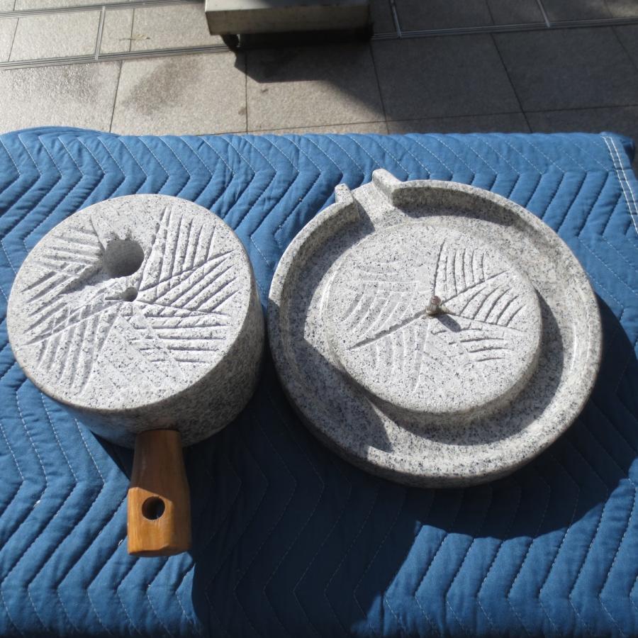 石臼 (いしうす) ひき臼 (ひきうす)御影石 20型 みかげ石 石臼 (いしうす) ひき臼 (ひきうす)御影石 20型 みかげ石