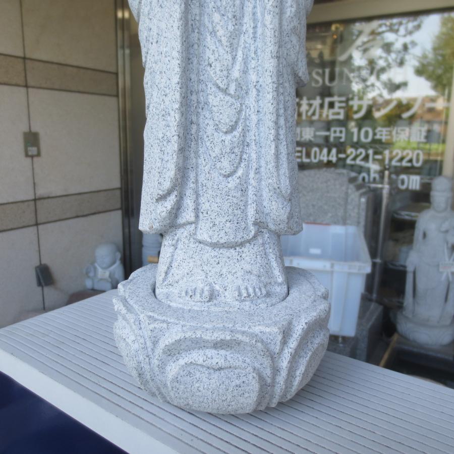 おじぞうさん お地蔵 1尺 お地蔵様 御影石 供養 癒しのお地蔵さん 置物