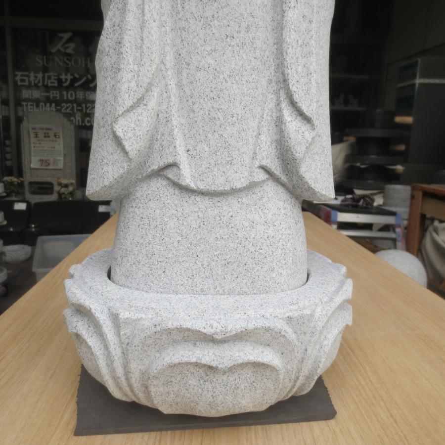 おじぞうさん お地蔵 2尺 お地蔵様 御影石 供養 癒しのお地蔵さん 置物