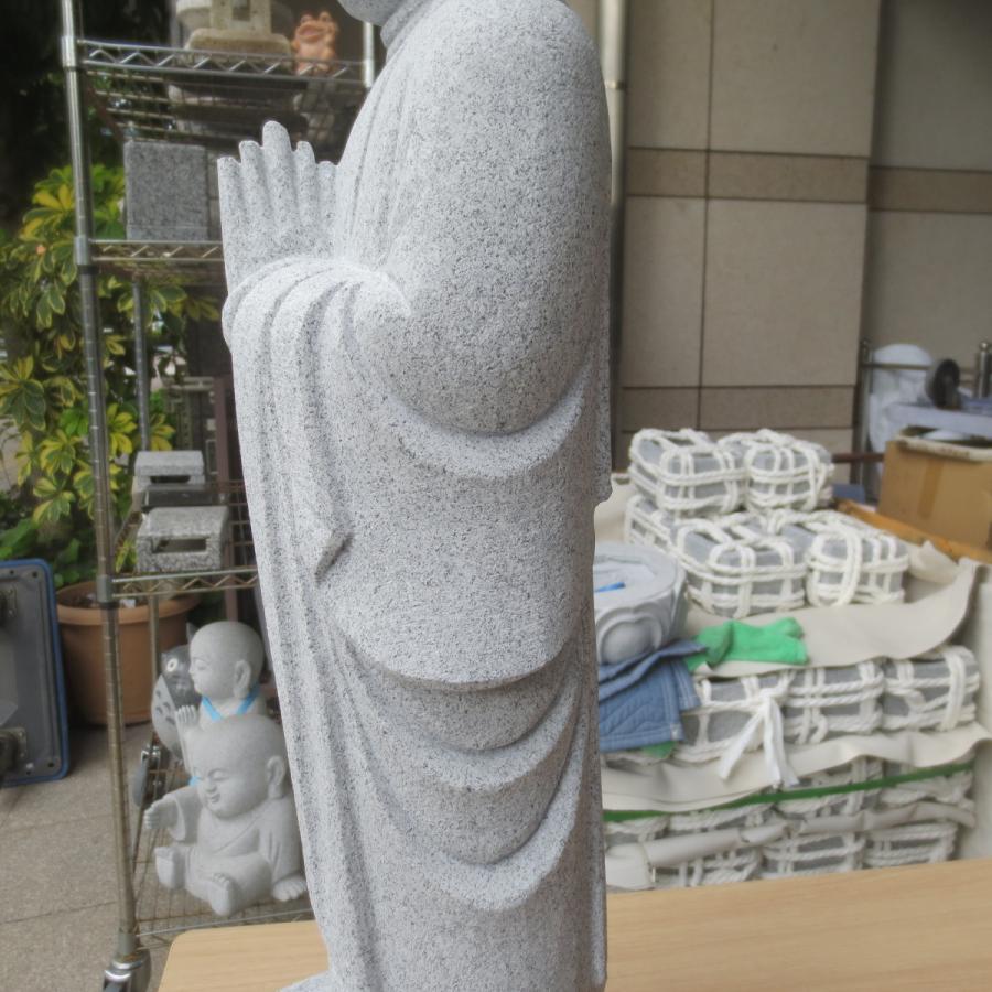 おじぞうさん お地蔵 2尺 お地蔵様 御影石 供養 癒しのお地蔵さん 置物