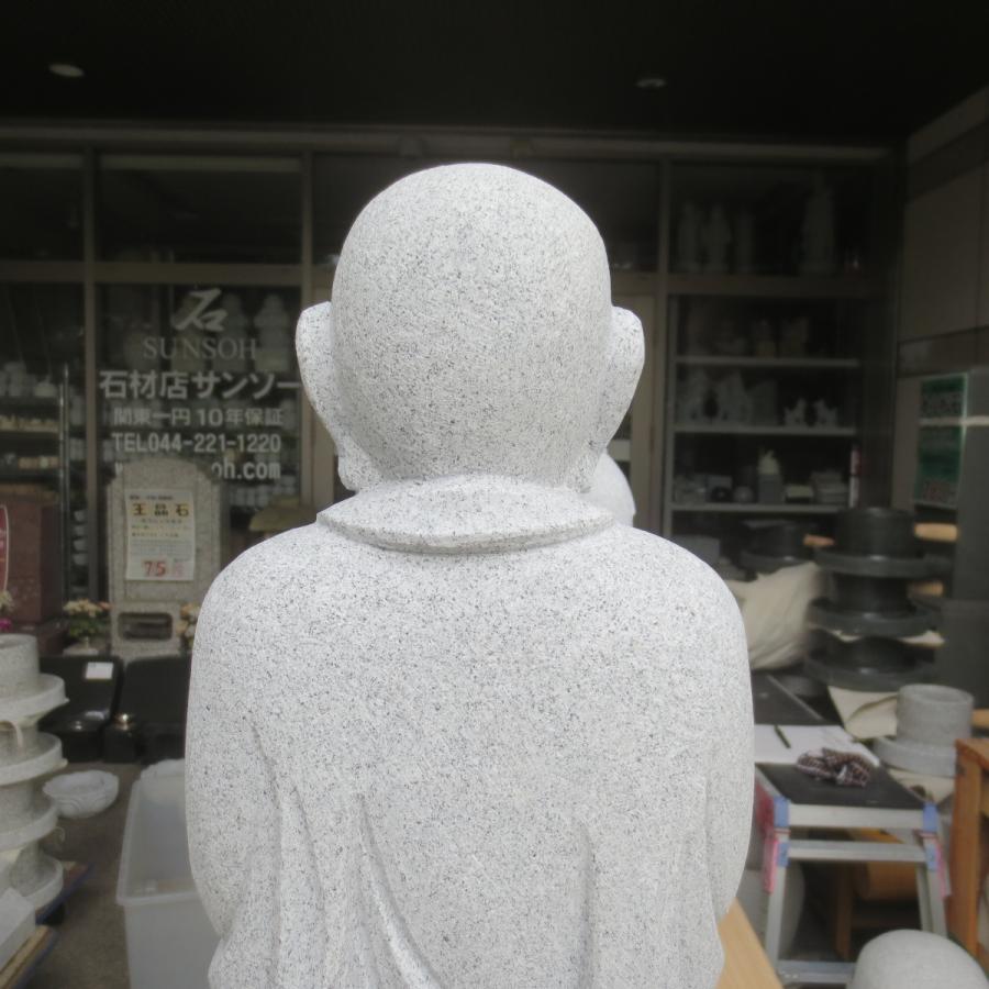 おじぞうさん お地蔵 2尺 お地蔵様 御影石 供養 癒しのお地蔵さん 置物