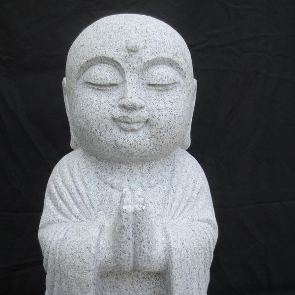 ⚠️引取希望 和み地蔵 わらべ地蔵 ほほえみ地蔵 御影石 庭石 石像 京都 鎌倉 引取希望】和み地蔵 お地蔵さん ほほえみ地蔵 御影石 庭石 石像