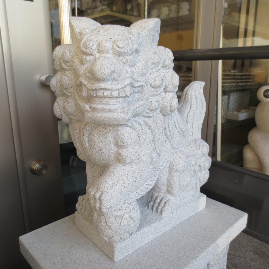 狛犬 玄関 屋外 置物 置き物 御影石 一対 こまいぬ オブジェ 魔除け 送料無料 KOMAINU1石材店サンソー 通販