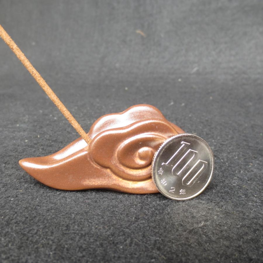 雲型 小さいインセンスホルダー お香立て 陶器 おしゃれ 線香立て 線香