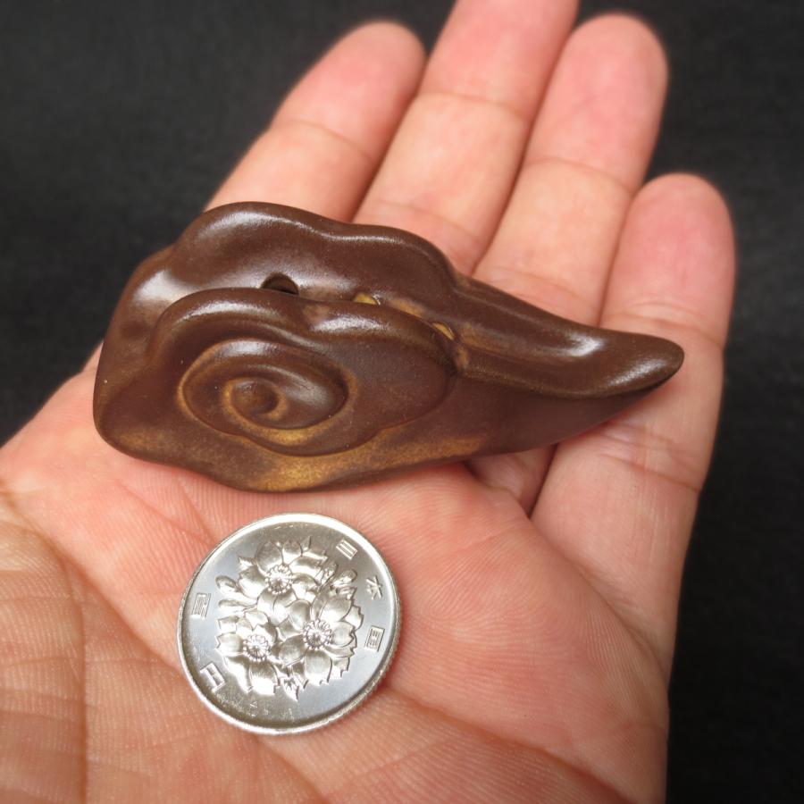 雲型 小さいインセンスホルダー お香立て 陶器 おしゃれ 線香立て 線香