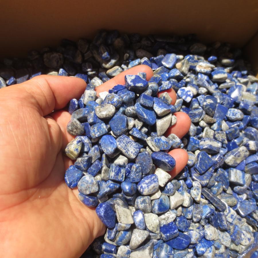 ラピスラズリ  大粒  【５kg】 天然 カラーストーン パワーストーン ラピスラズリ さざれ石 大粒 砂利 青金石 【5kg】 天然 カラー