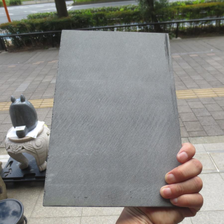 黒みかげ石 板石30x20x1cm 石板 平板 黒板 長方形 プレート 皿