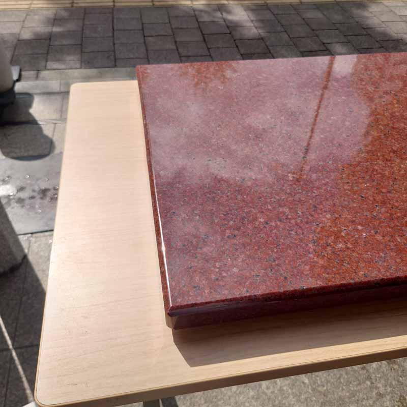 900x520x35mm インド赤 印度紅 ニューインペリアルレッド 石板 900x520x35mm インド赤 印度紅 ニューインペリアルレッド 石板