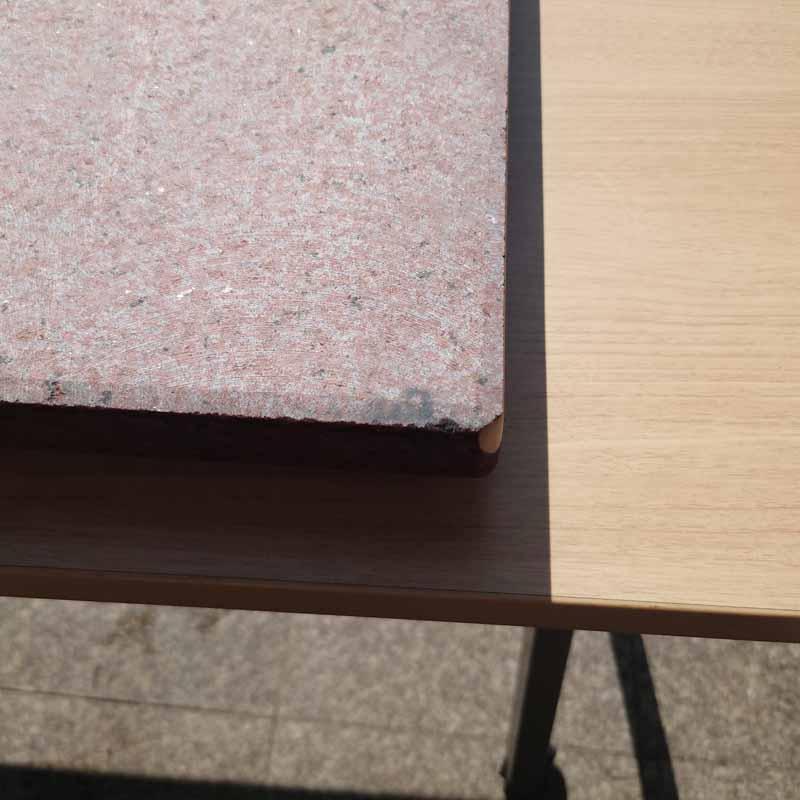 ニューインペリアルレッド　御影石トレイ 900x520x35mm インド赤 印度紅 ニューインペリアルレッド 石板