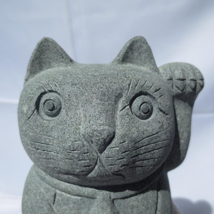 招き猫 置物 御影石 招福 NK10 ねこ ネコ 猫 Cat 両手を挙げた 招き猫 置物 御影石 招福 NK10 ねこ ネコ 猫 Cat 両手を挙げた