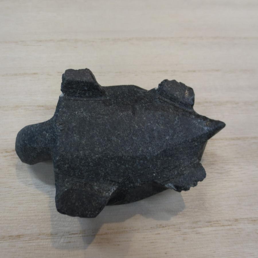 緑カメTurtle-M 亀 かめ の置物 ペーパーウェイト おしゃれ 文鎮 天然