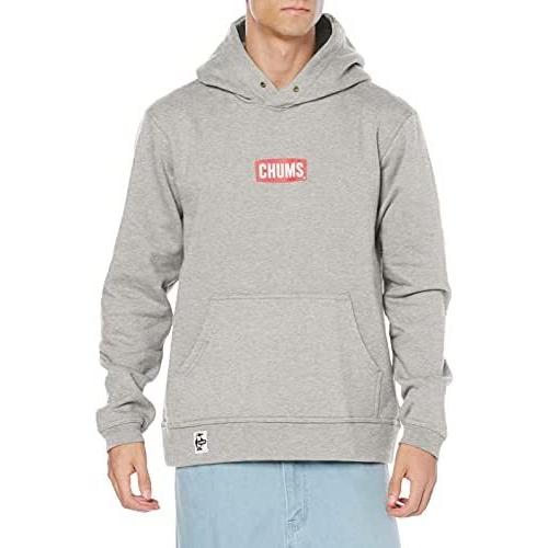 新品 未開封 チャムス メンズファッション トレーナー Logo Mini Chums Logo Pullover Parka Mini H Gray