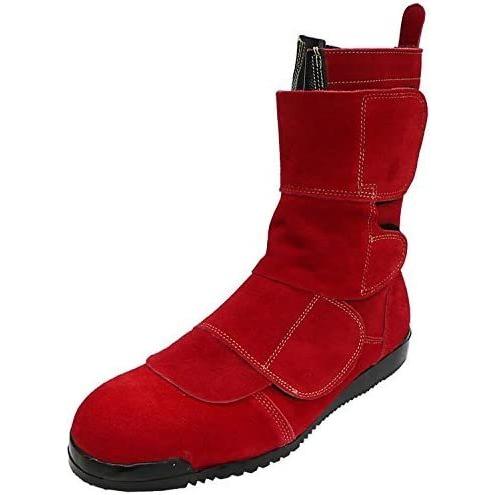 2021人気新作 [ノサックス] Nosacks 溶接作業用安全靴 鍛冶鳶 踏み抜き防止インソール入り JIS規格品 (朱色 (赤色) 26.5 cm) その他作業靴、安全靴