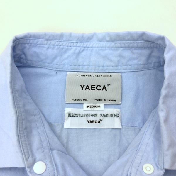 ヤエカ Comfort Shirt コンフォート シャツ スナップボタン 定番 コットン 長袖 無地 メンズ Mサイズ ブルー 春秋 Yaeca トップス Dm0009 1 サンステップ Yahoo 店 通販 Yahoo ショッピング