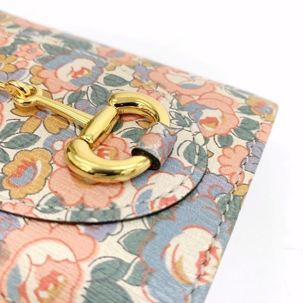 GUCCI LIBERTY リバティー ホースビット 花柄 二つ折り財布 ミニ GUCCI LIBERTY リバティー ホースビット 花柄 二つ折り財布 ミニ