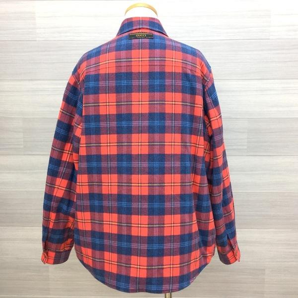 GUCCI グッチ ディズニー 20SS CHECK COTTON OVER SHIRT 602668