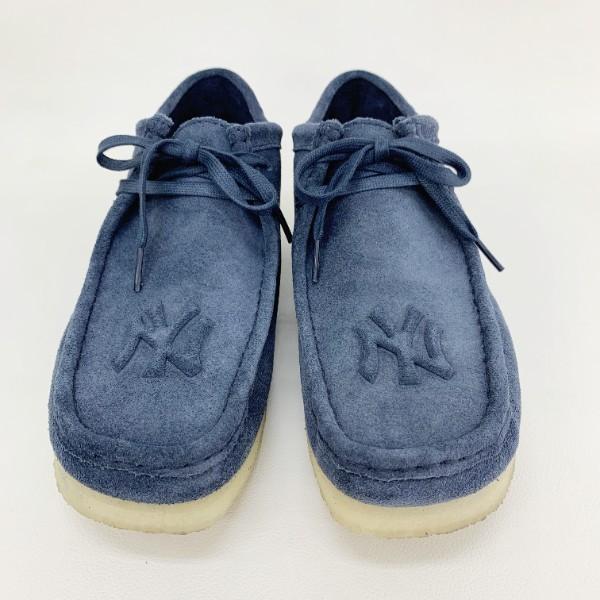 KITH Clarks MLB ヤンキース ワラビーブーツ ロー シューズ 箱付き