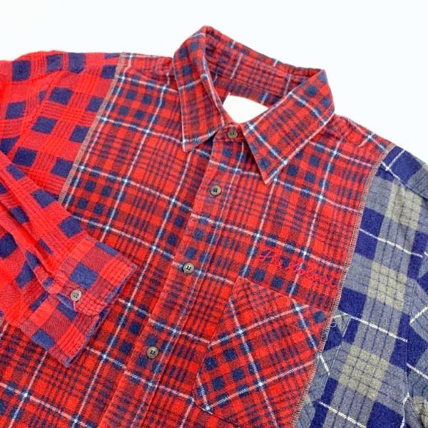 タカヒロミヤシタザソロイスト リメイク シャツ 古着 ドッキング