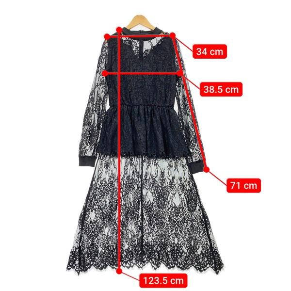 アメリ　チュールレイヤードドレス 黒と多色 Ameri（アメリ） AMERI LACE LAYERED DRES レース レイヤード ドレス