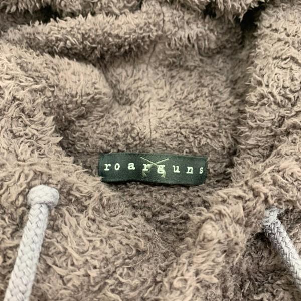 roar guns ロアーガンズ TIEDYE BOA COAT 縮絨ボアコート ガウン 防寒 古着 メンズ サイズ2 Mサイズ相当