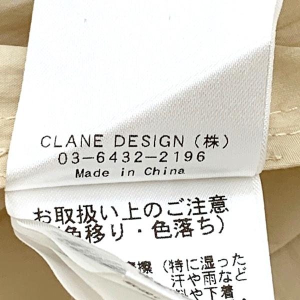 CLANE（クラネ） バックフリルシングルコート ステンカラーコート 22SS 