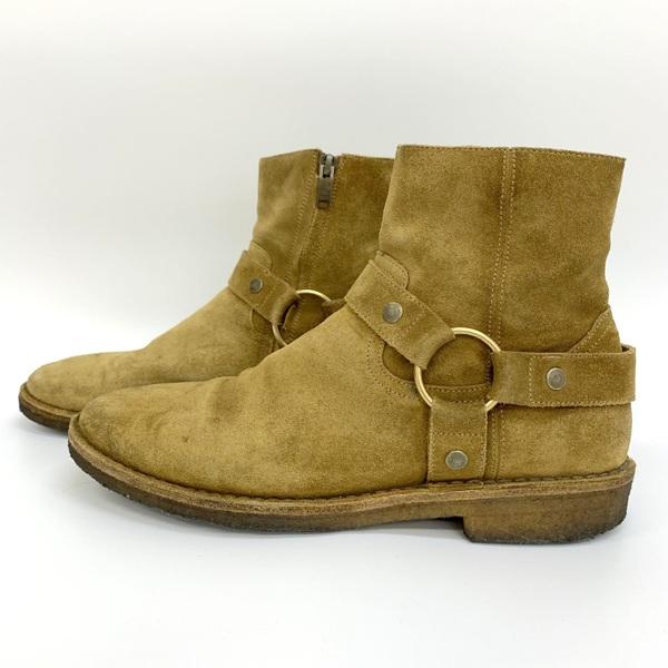 サンローランパリ クレープソールリングブーツ WA458833 スウェード