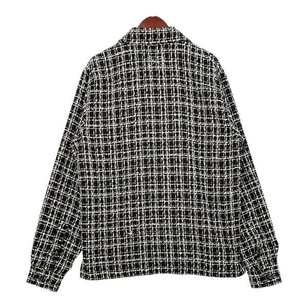 メルヴィンス チェック ツイードジャケット 古着 ブルゾン シャツ