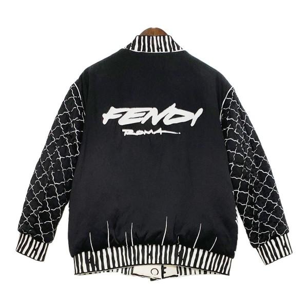 FENDI Joshua Vides リバーシブル 中綿 ジャケット ブルゾン ペイント  