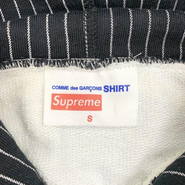 Supreme COMME des GARCONS SHIRT 14SS Box Logo Pullover Hoodie 反転ボックスロゴ 切替 パーカー フーディー シュプリーム ギャルソン スウェット DM7714■｜sunstep｜05