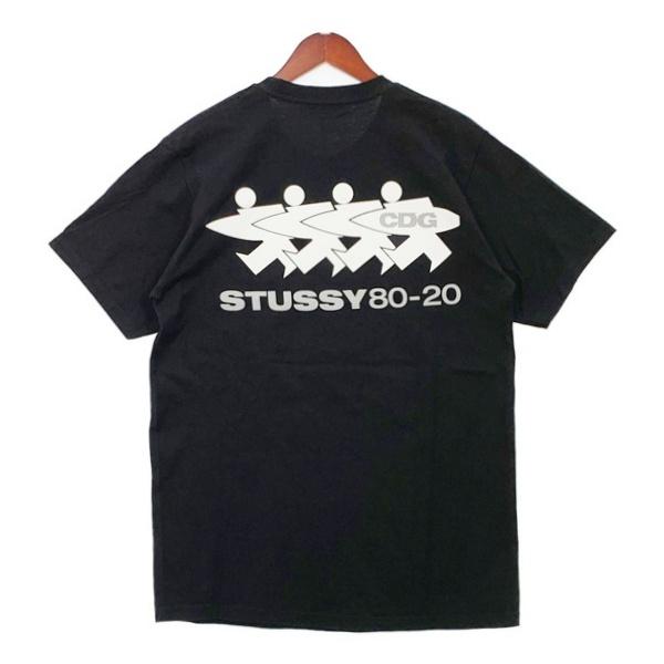ステューシー CDG コムデギャルソン 40周年記念 SURFMAN TEE Tシャツ 半袖 カットソー 古着 ネコポス可 メンズ Mサイズ