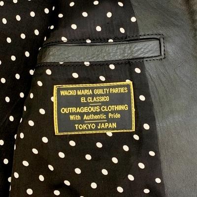 ワコマリア レザージャケット 牛革 裏地ドット シングル ライダース ジャケット 日本製 古着 メンズ Mサイズ ブラック WACKO MARIA アウター DM9047□ : 1-240001610792 : サンステップ Yahoo!店 - 通販 - Yahoo!ショッピング ワコマリア レザージャケット 牛革 裏地ドット シングル ライダース ジャケット 日本製 古着 メンズ Mサイズ ブラック WACKO MARIA アウター DM9047□ : 1-240001610792 : サンステップ Yahoo!店 - 通販 - Yahoo!ショッピング