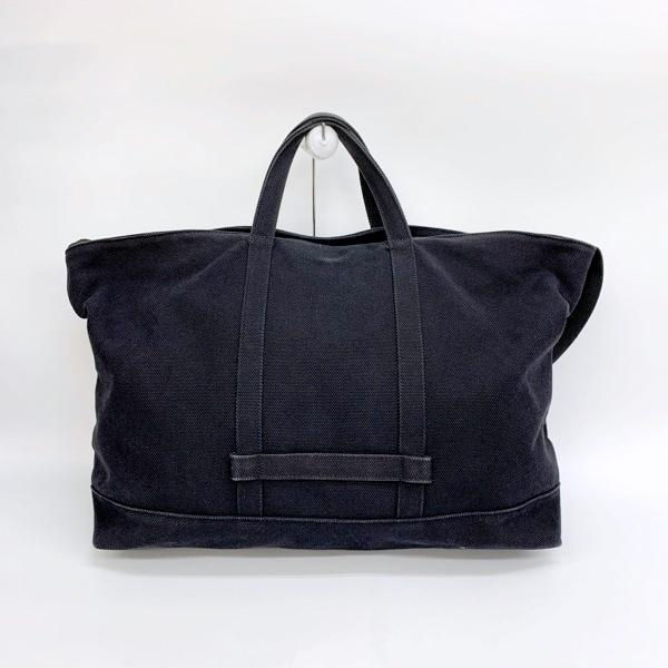 OFF-WHITE オフホワイト キャンバス トートバッグ ブラック 型がけ 黒