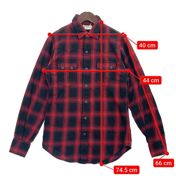 サンローランネルシャツ