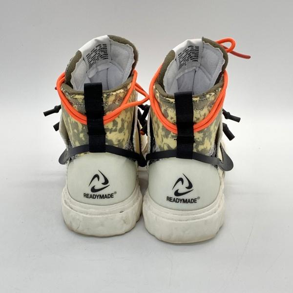 NIKE READYMADE ハイカットスニーカー ホワイト/カモフラージュ
