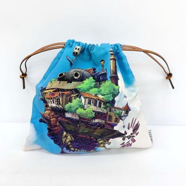 LOEWE（ロエベ） ジブリコラボ ハウルの動く城 ドローストリング 巾着