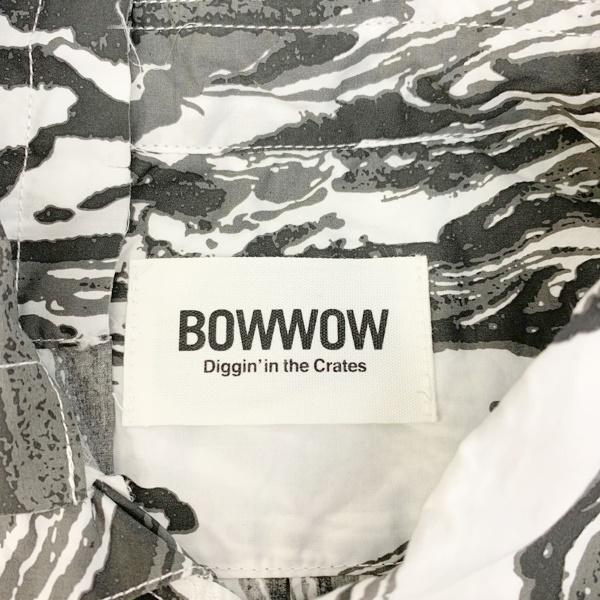 BOWWOW MARBLE OFFSET SHIRTS L 総柄 アシンメトリー BOWWOW MARBLE OFFSET SHIRTS L 総柄 アシンメトリー - メルカリ