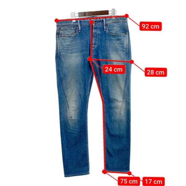 DENHAM CROSS CARROT FIT クロスキャロットフィット ジーンズ デニム  