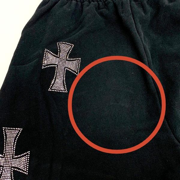 UNKNOWN. Unknown Navy Cross Rhinestone Joggers スウェットパンツ 