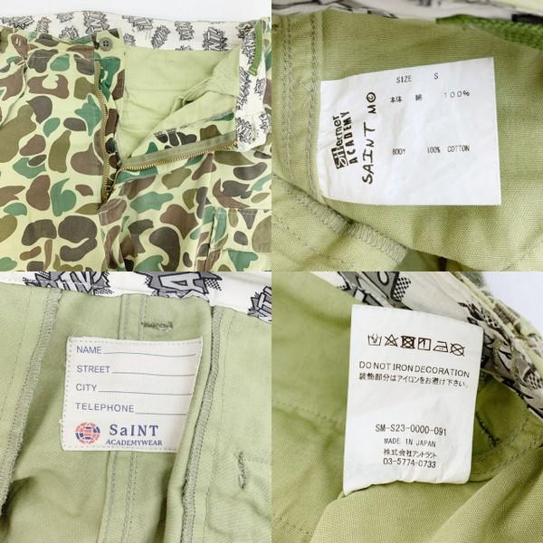 SAINT Mxxxxxx セントマイケル 23SS SA_CARGO PANTS カモフラ SAINT Mxxxxxx セントマイケル 23SS SA_CARGO PANTS カモフラ