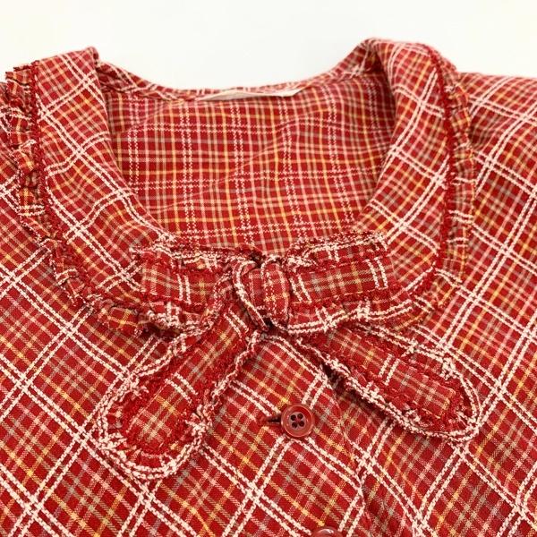 PINK HOUSE ティアード ワンピース PO154FA03 美品 チェック ロング 