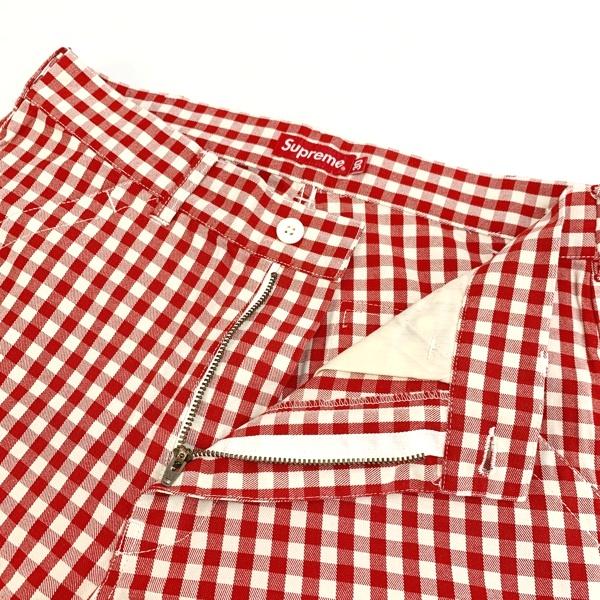 パンツ Supreme Gingham Flight pant W32 Supreme Gingham Flight pant W32 Supreme Flight Pant (SS22