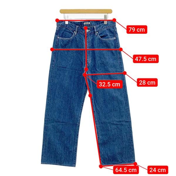 AURALEE オーラリー 22AW SELVEDGE LIGHT DENIM PANTS AURALEE オーラリー 22AW SELVEDGE LIGHT DENIM PANTS