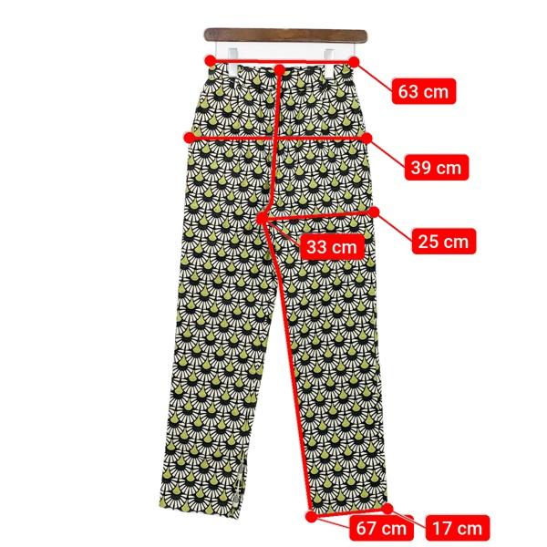 TODAYFUL ジャガード スリット トラウザーパンツ 12020706 美品 ボトム  