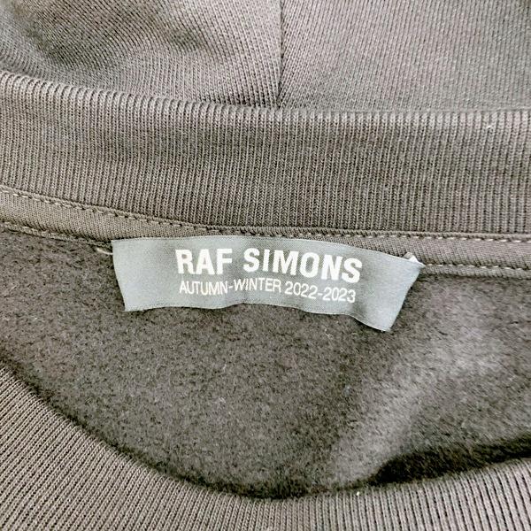 RAF SIMONS ラフシモンズ 22AW Cotton Hoodie スウェット プルオーバー 