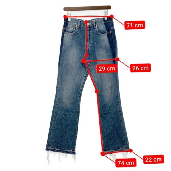 ジエダ USED FLARE DENIM PANTS ユーズドフレアデニムパンツ ジーンズ 